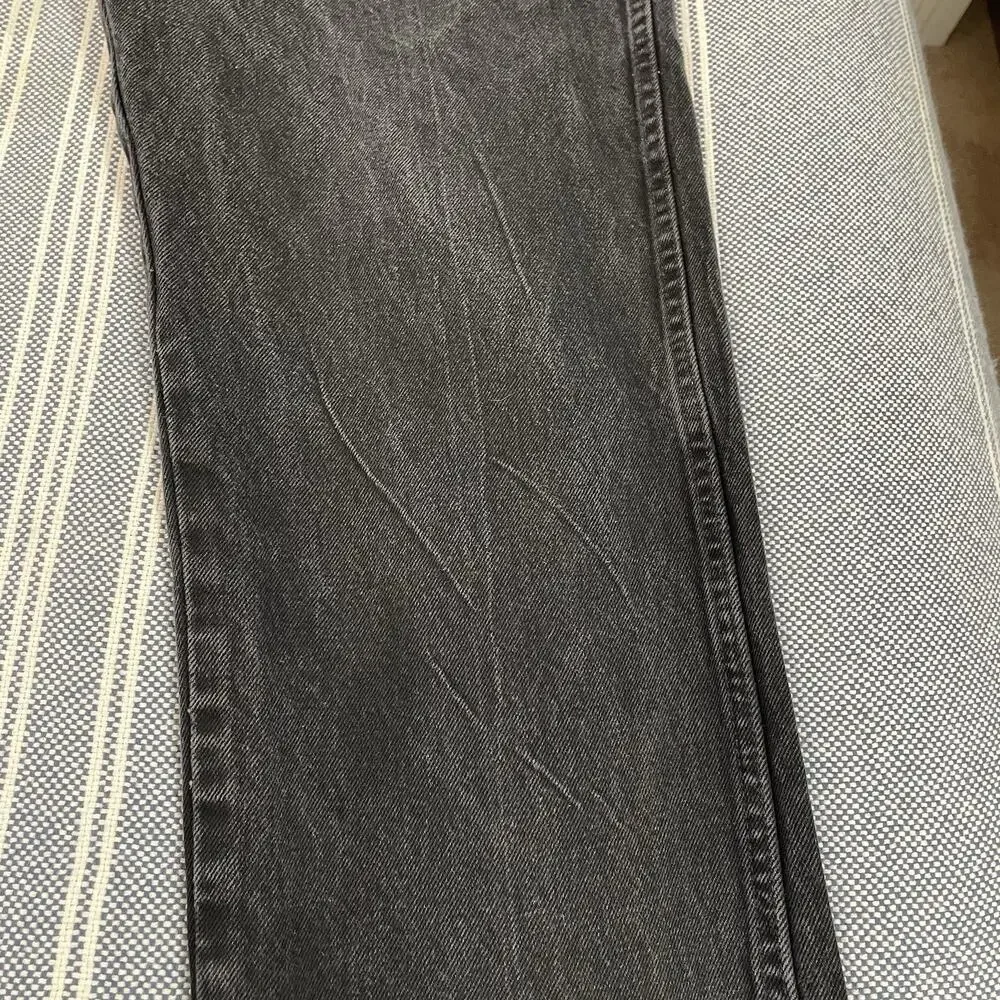 Rustler Faded Black Denim Jeans Mens Relaxed Fit 38x30 (40x30 Tag) Straight Leg